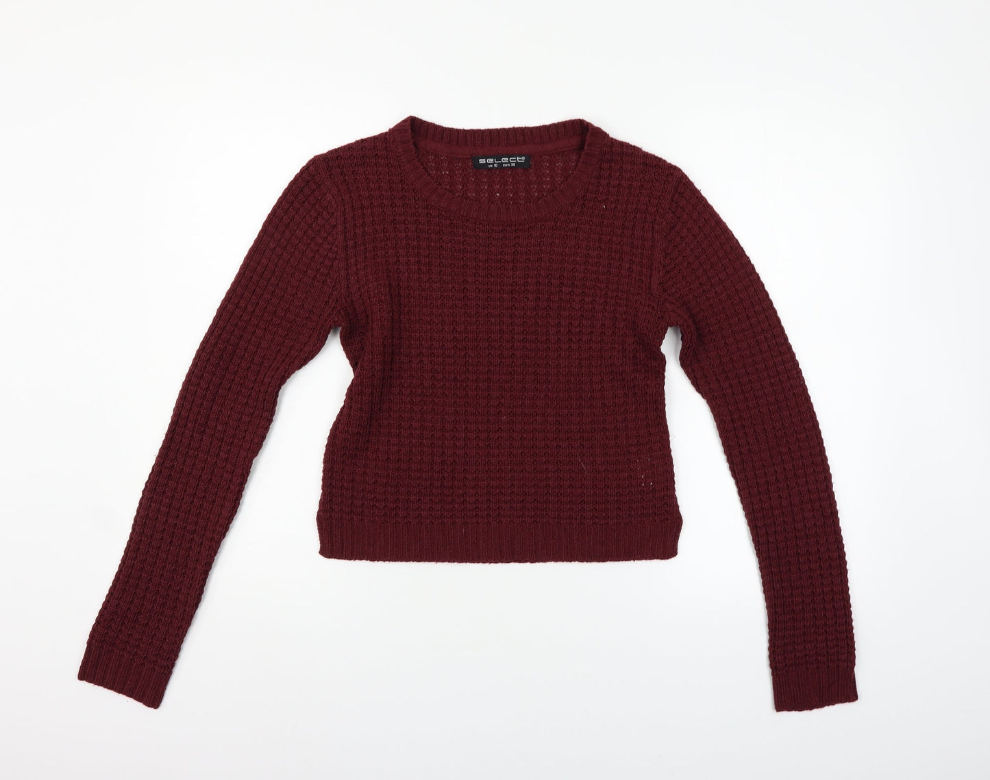 Select Womens Red   Pullover Jumper Size 10