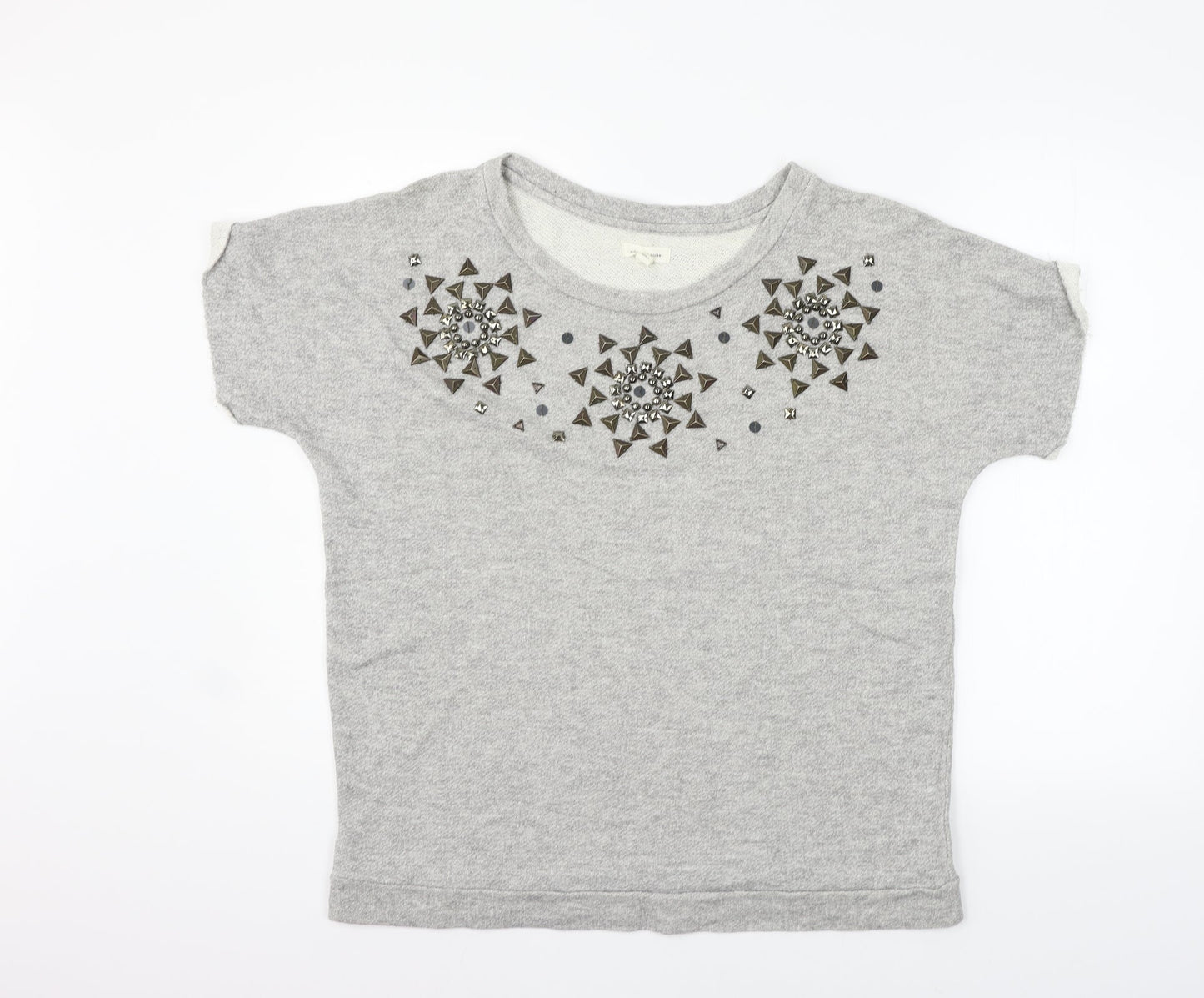 silent + noise Womens Grey   Pullover Jumper Size M