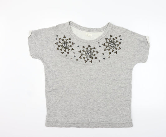 silent + noise Womens Grey   Pullover Jumper Size M
