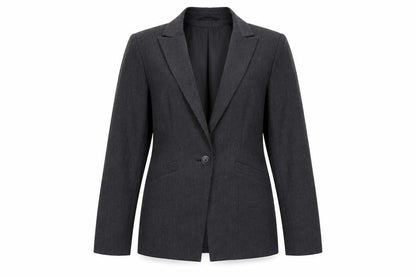 Front view of Papaya women’s grey jacket blazer, size UK 10