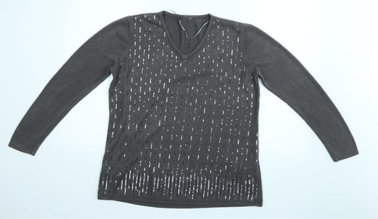 Preworn Womens Brown   Pullover Jumper Size L
