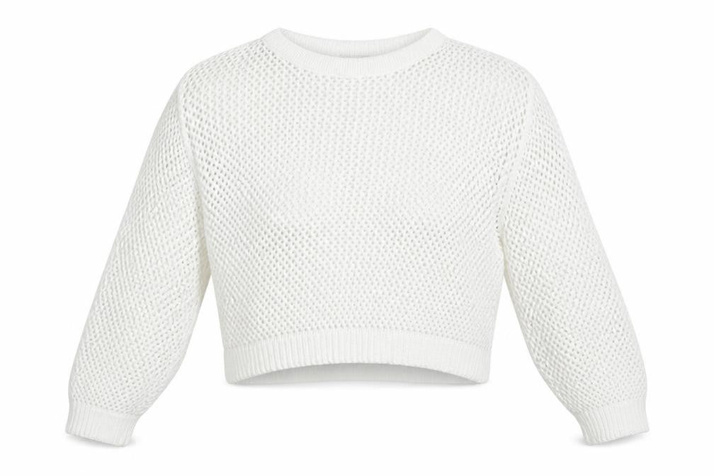 Glamorous Womens White   Cropped Blouse Size S