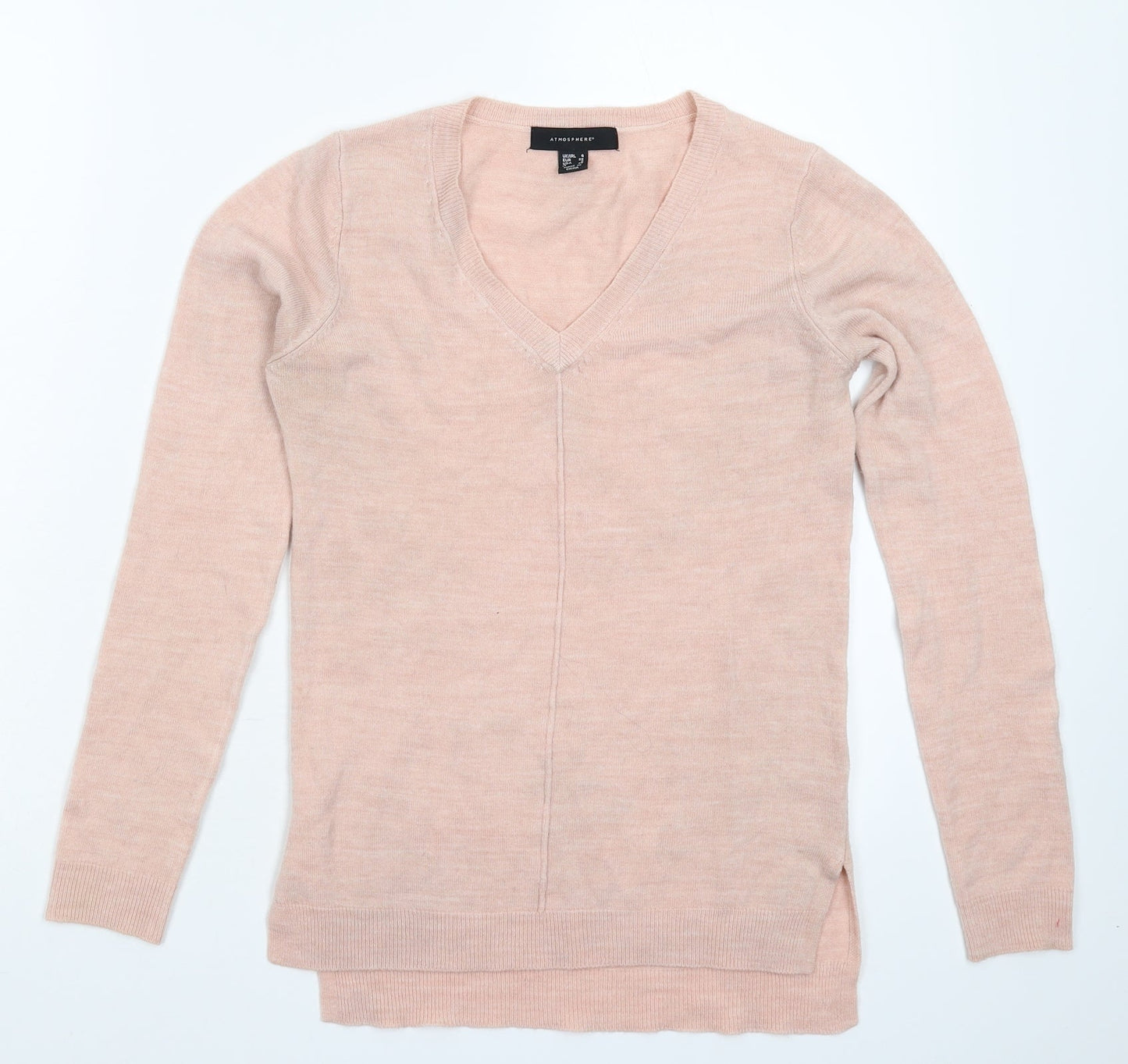Atmosphere Womens Pink  Knit Pullover Jumper Size 4