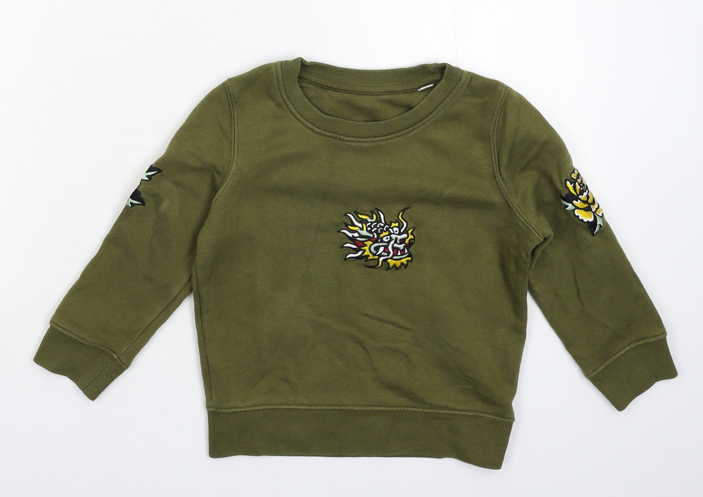 Stanley Stella Boys Green   Pullover Sweatshirt Size 3-4 Years