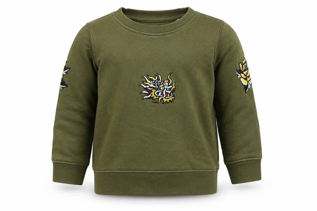 Stanley Stella Boys Green   Pullover Sweatshirt Size 3-4 Years