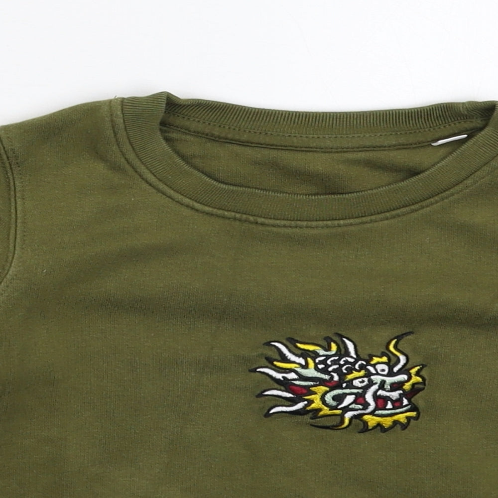 Stanley Stella Boys Green   Pullover Sweatshirt Size 3-4 Years