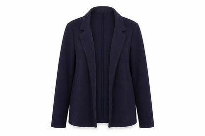 Front view of Dorothy Perkins women’s blue jacket, size UK 14
