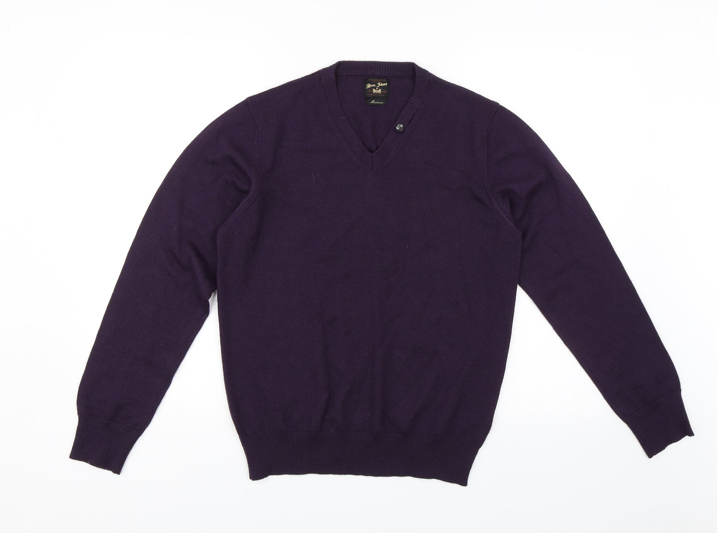 River Island Womens Purple   Pullover Jumper Size M