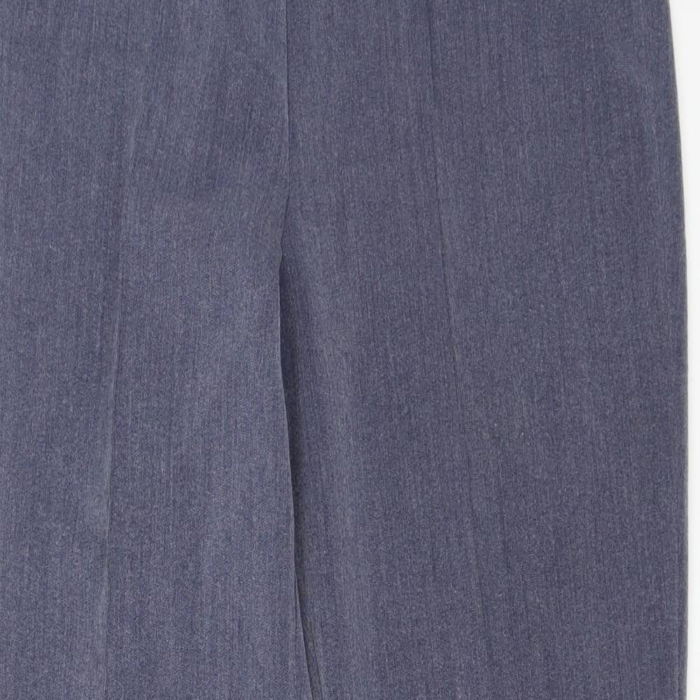 Bonmarché Womens Blue   Trousers  Size 10 L28 in