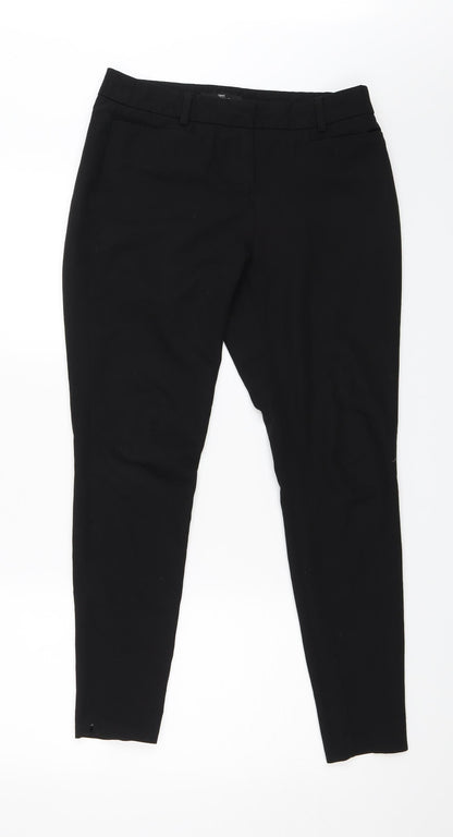 Next Womens Black   Dress Pants Trousers Size 8 L25 in