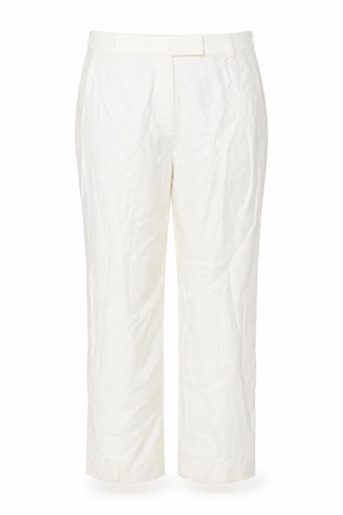 Marks & Spencer Womens White   Trousers  Size 10 L20 in