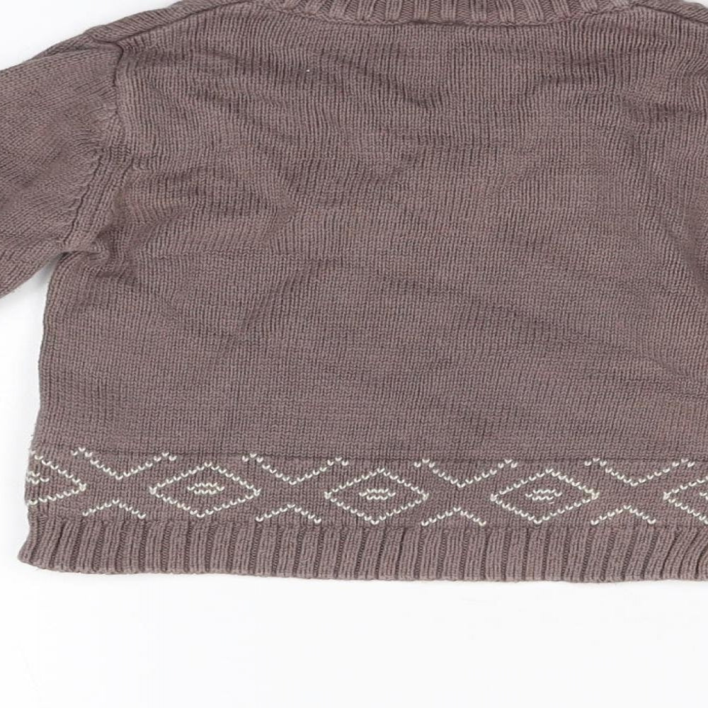 TU Baby Brown  Knit Pullover Jumper Size 6-9 Months