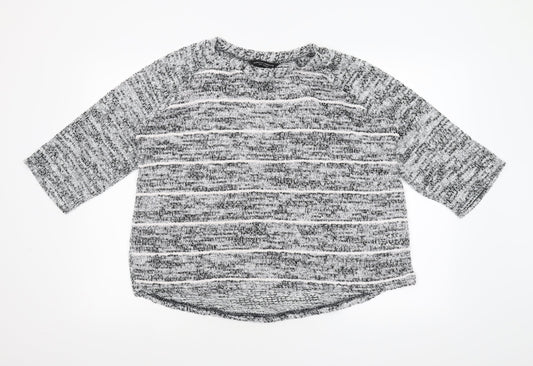 Dorothy Perkins Womens Grey   Pullover Jumper Size 16