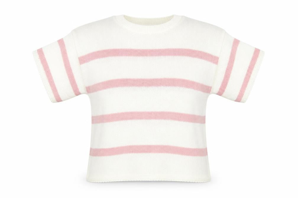 In the Style Womens Multicoloured Striped Knit Pullover Jumper Size 8