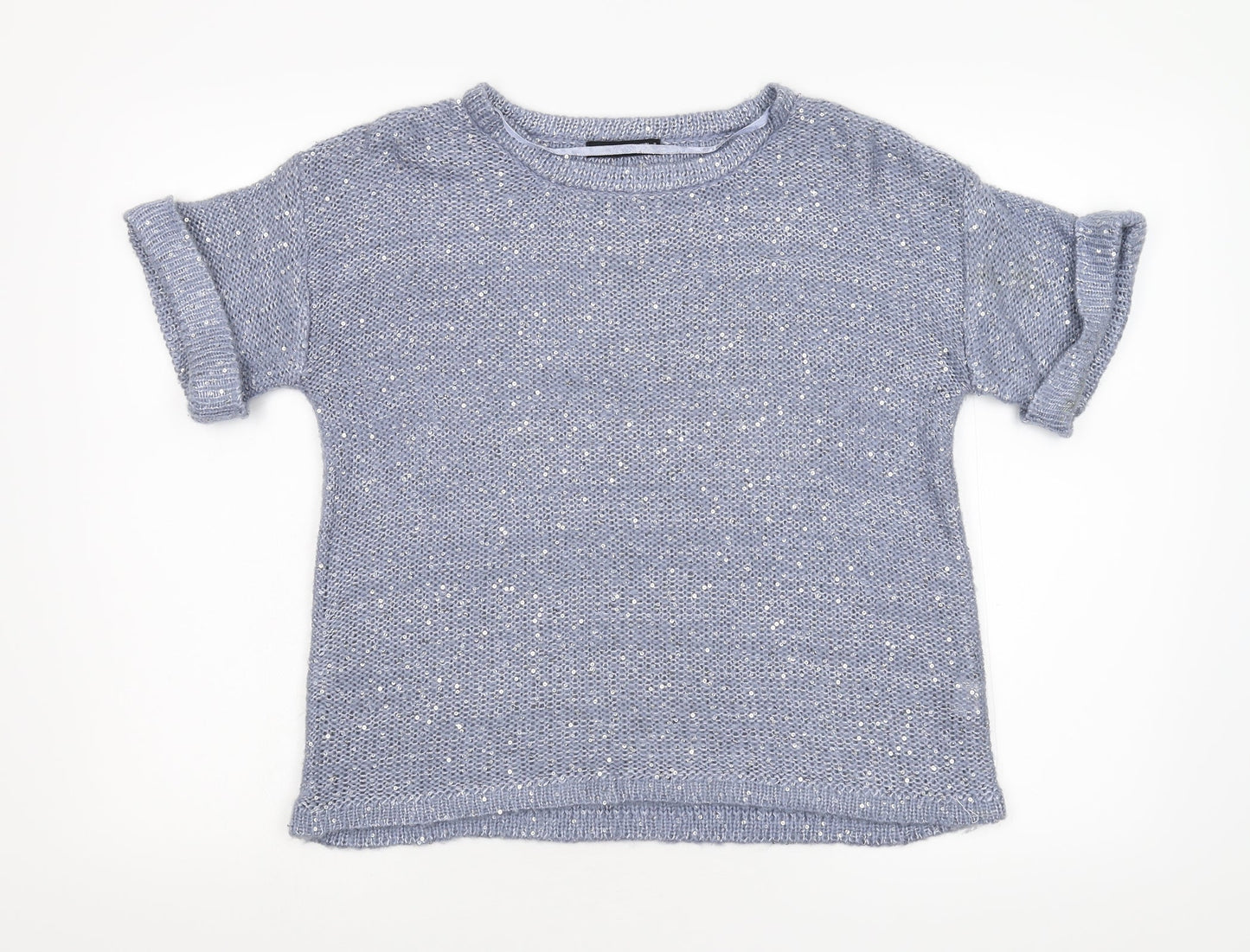 Primark Womens Blue  Knit Pullover Jumper Size 12