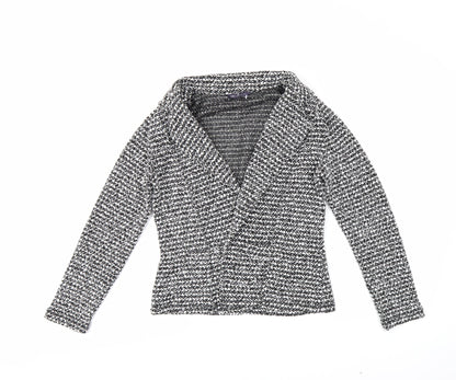 Marks & Spencer Womens Black Striped  Jacket  Size 10