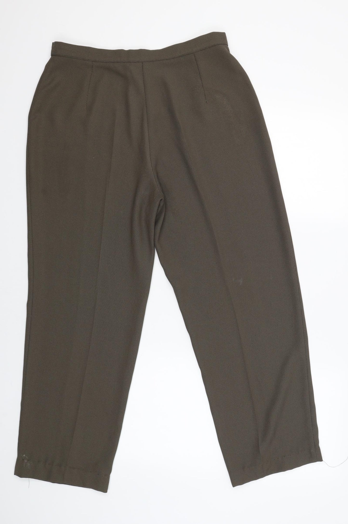 BHS Womens Brown   Capri Trousers Size 16 L26 in