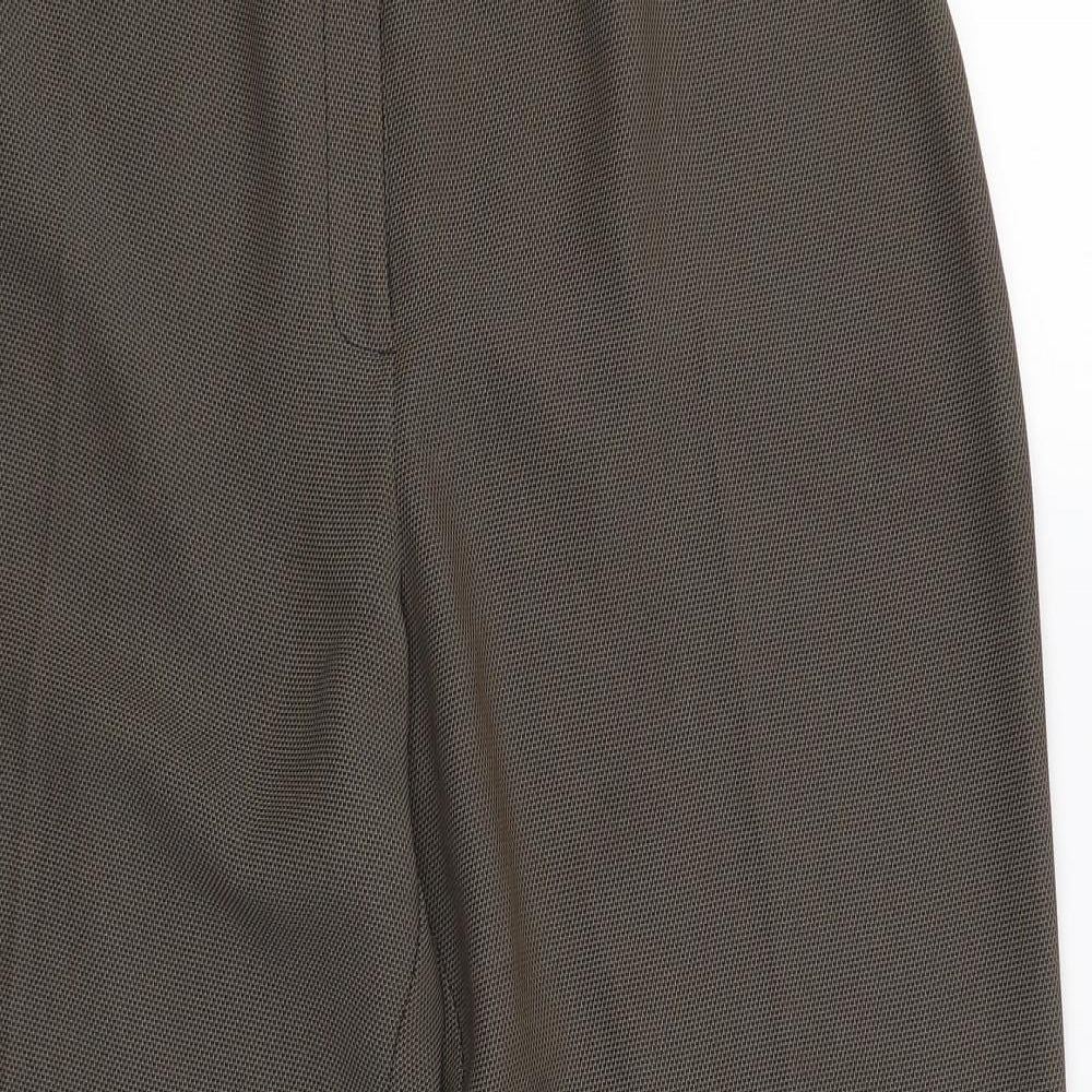BHS Womens Brown   Capri Trousers Size 16 L26 in