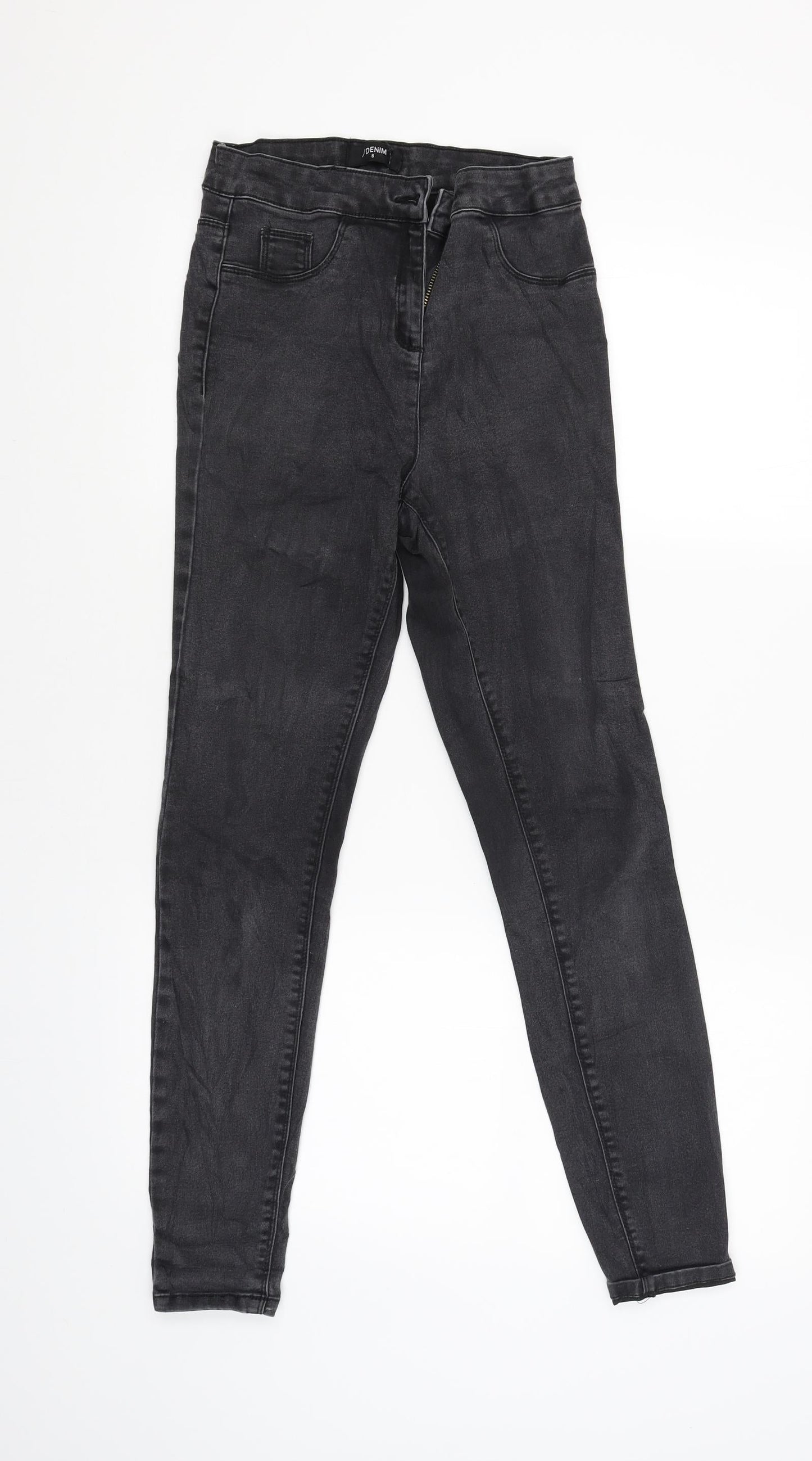 Denim Womens Grey   Straight Jeans Size 8 L28 in