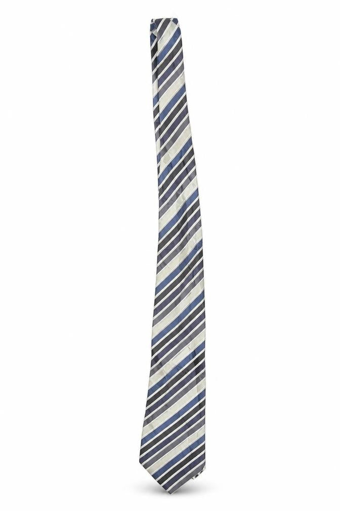 Marks & Spencer Mens Multicoloured Striped  Pointed Tie One Size