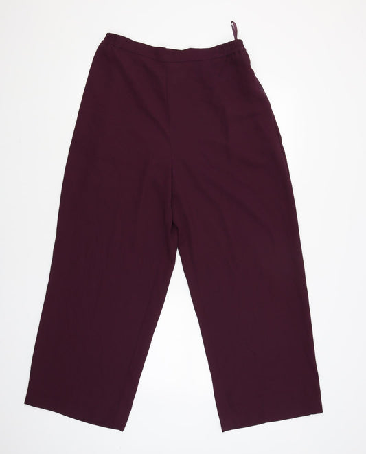 Jumper Womens Red   Capri Trousers Size 14 L30 in