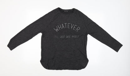Select Womens Grey   Pullover Jumper Size 12