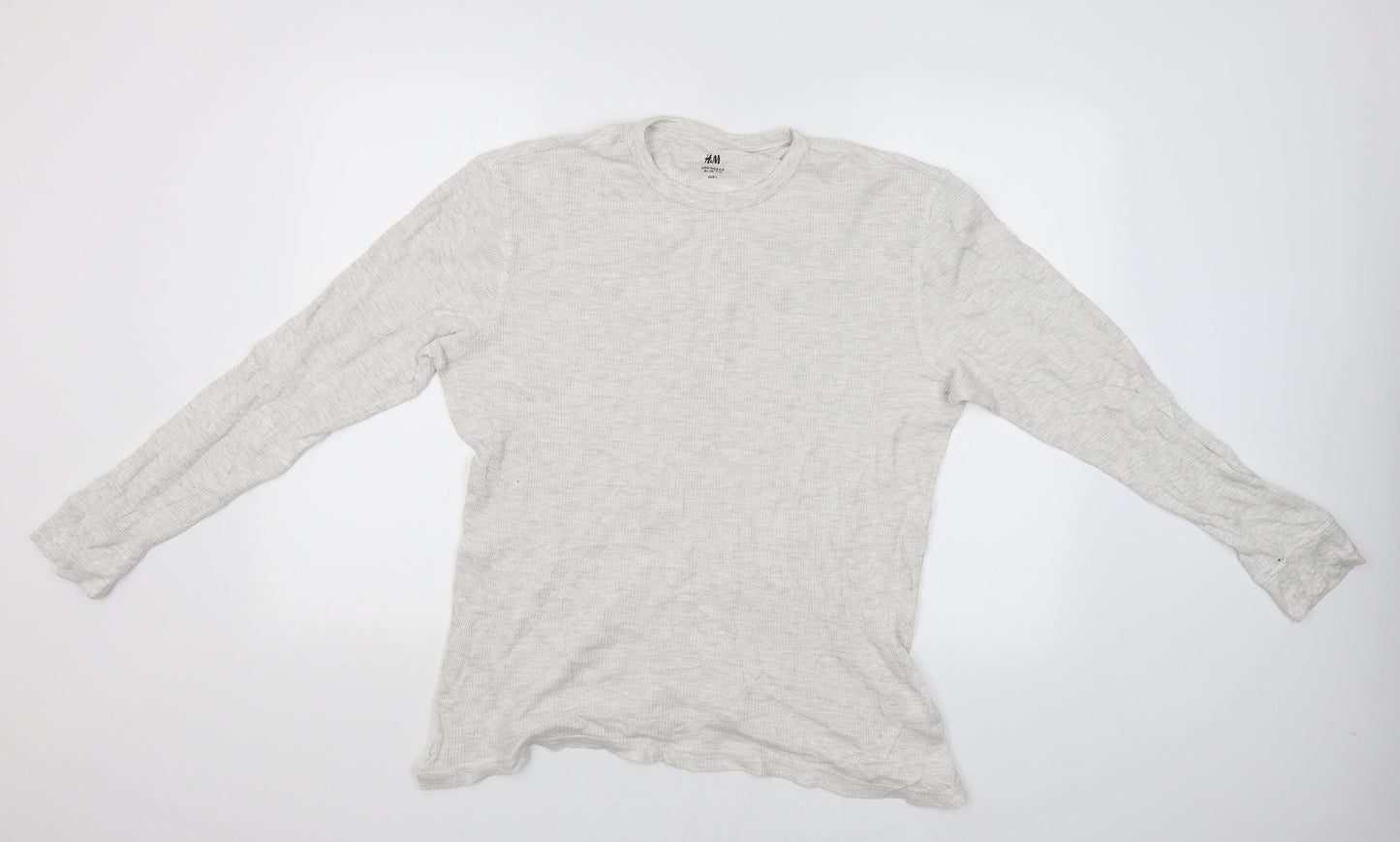 H&M Womens White   Pullover Jumper Size L