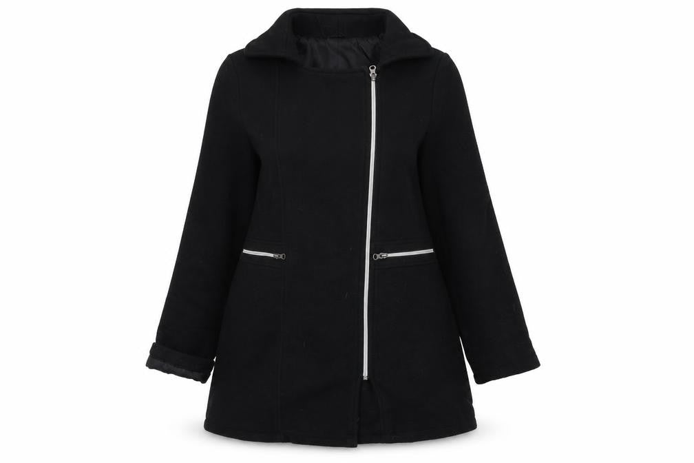 Le Redoute Womens Black   Overcoat Coat Size 10  - 10/12