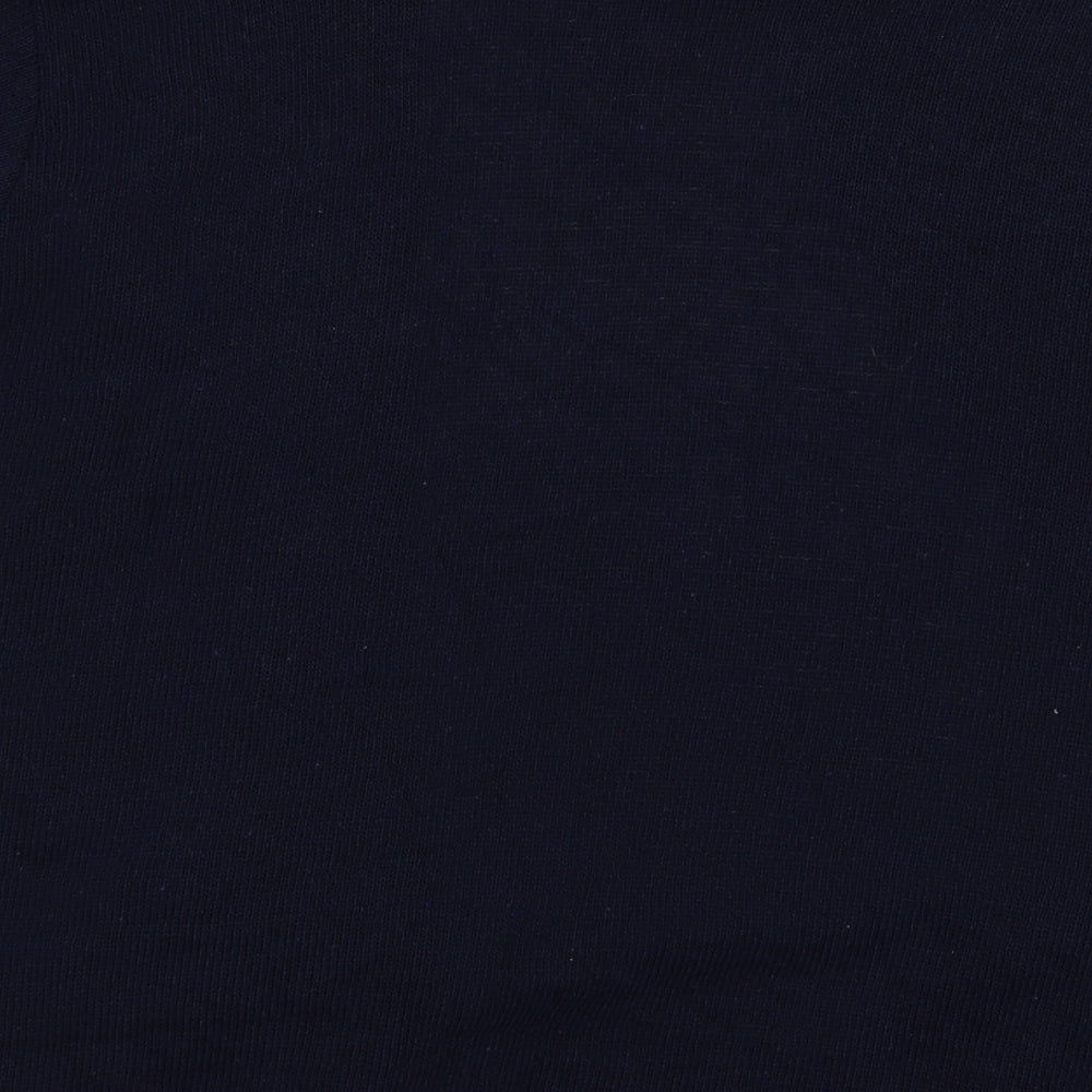 Preworn Womens Blue  Rayon Cardigan Jumper Size M  - 1
