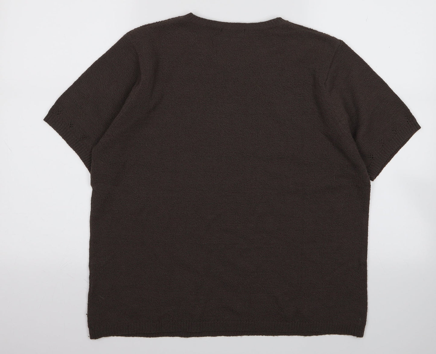 berketex Womens Brown   Basic T-Shirt Size M