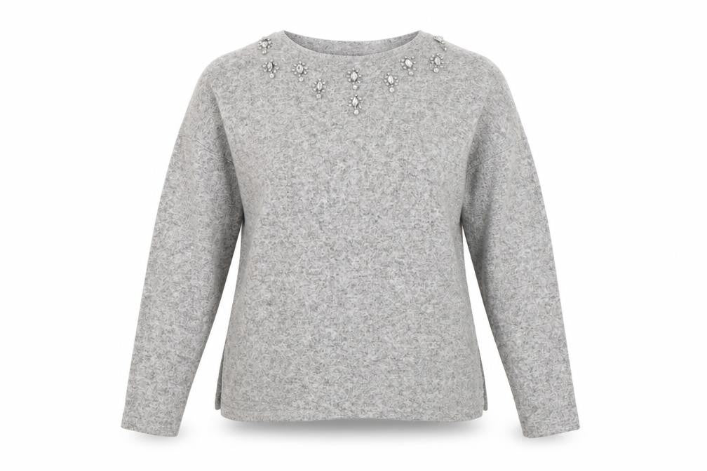 Dorothy Perkins Womens Grey   Pullover Jumper Size 12