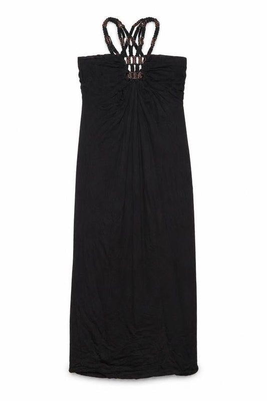 Booho Womens Black   Sheath  Size L