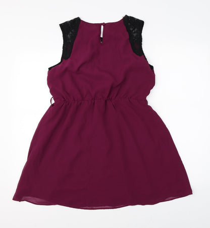 Petites Womens Pink   Shift  Size 12