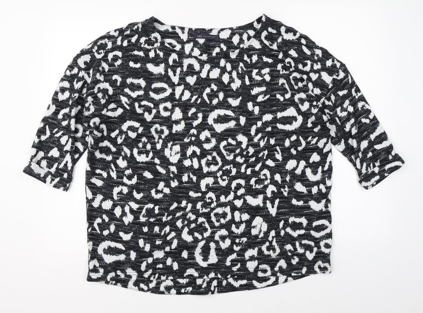 Marks & Spencer Womens Multicoloured Floral  Pullover Jumper Size 14