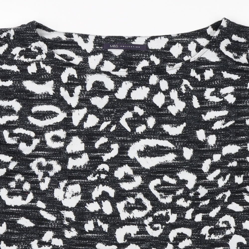 Marks & Spencer Womens Multicoloured Floral  Pullover Jumper Size 14
