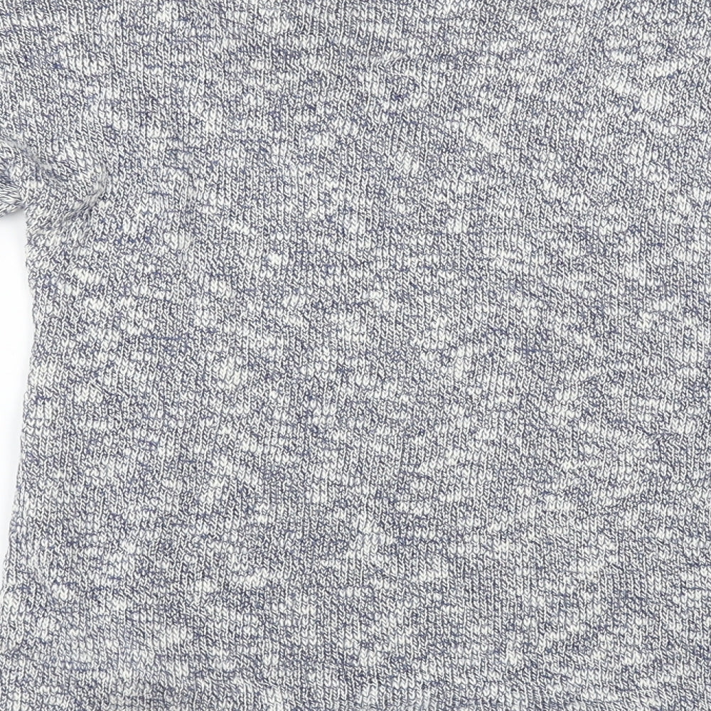 Xside Womens Blue Geometric  Pullover Jumper Size L