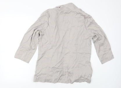 Warehouse Womens Beige   Jacket  Size 16