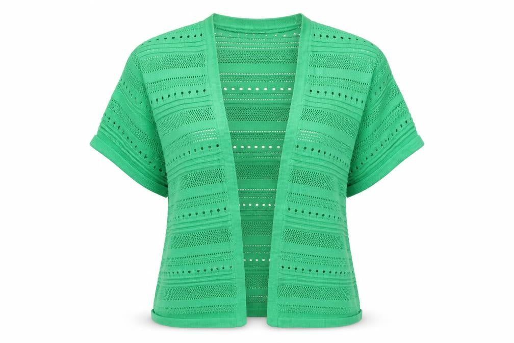 M&Co Womens Green   Cape Jumper Size 14