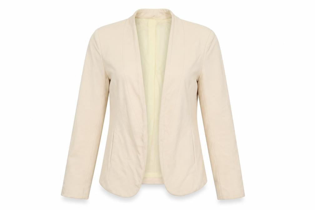 Topshop Womens Beige   Jacket Blazer Size 8