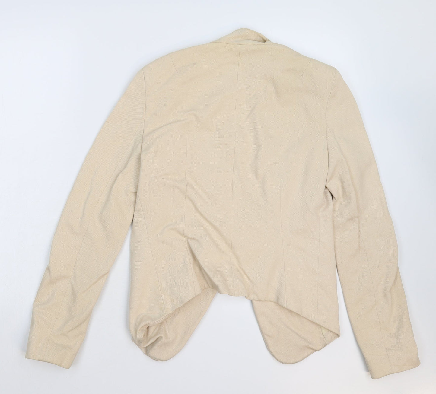 Topshop Womens Beige   Jacket Blazer Size 8