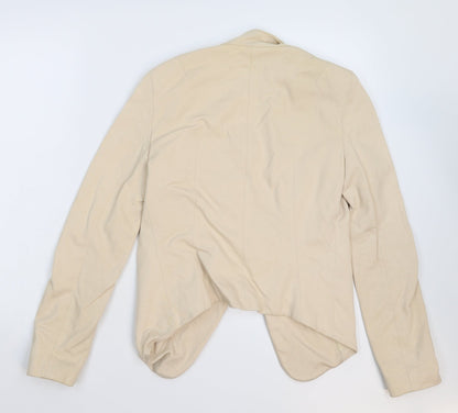 Topshop Womens Beige   Jacket Blazer Size 8