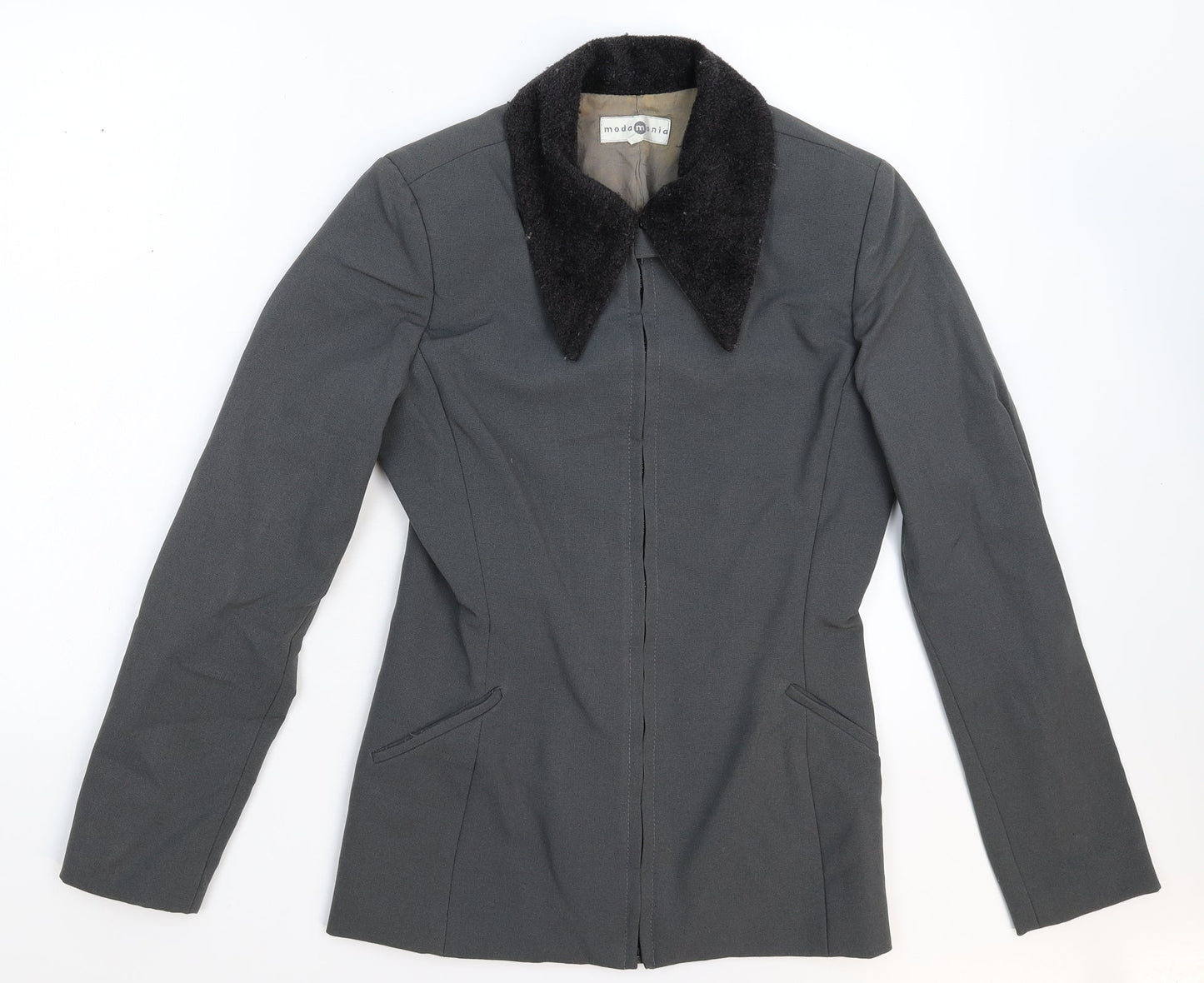 Moda Mania Womens Grey   Jacket Blazer Size S