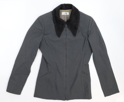 Moda Mania Womens Grey   Jacket Blazer Size S