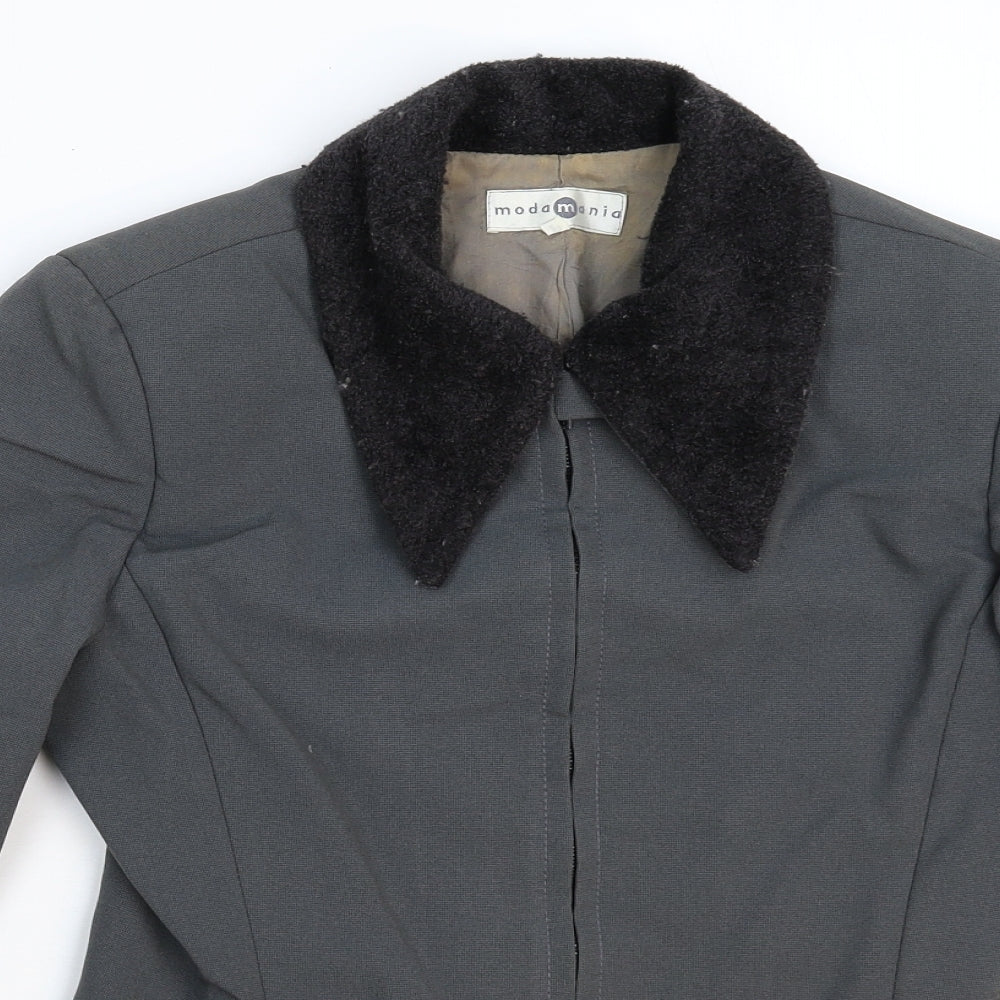 Moda Mania Womens Grey   Jacket Blazer Size S