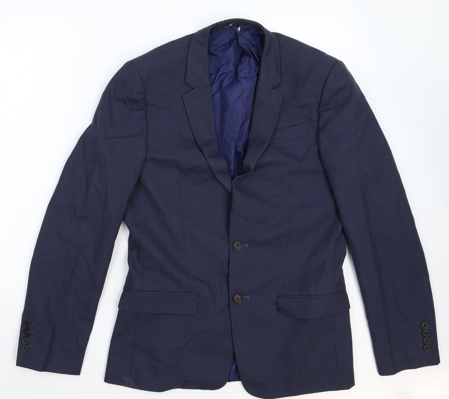 River Island Mens Blue   Jacket Suit Jacket Size 38