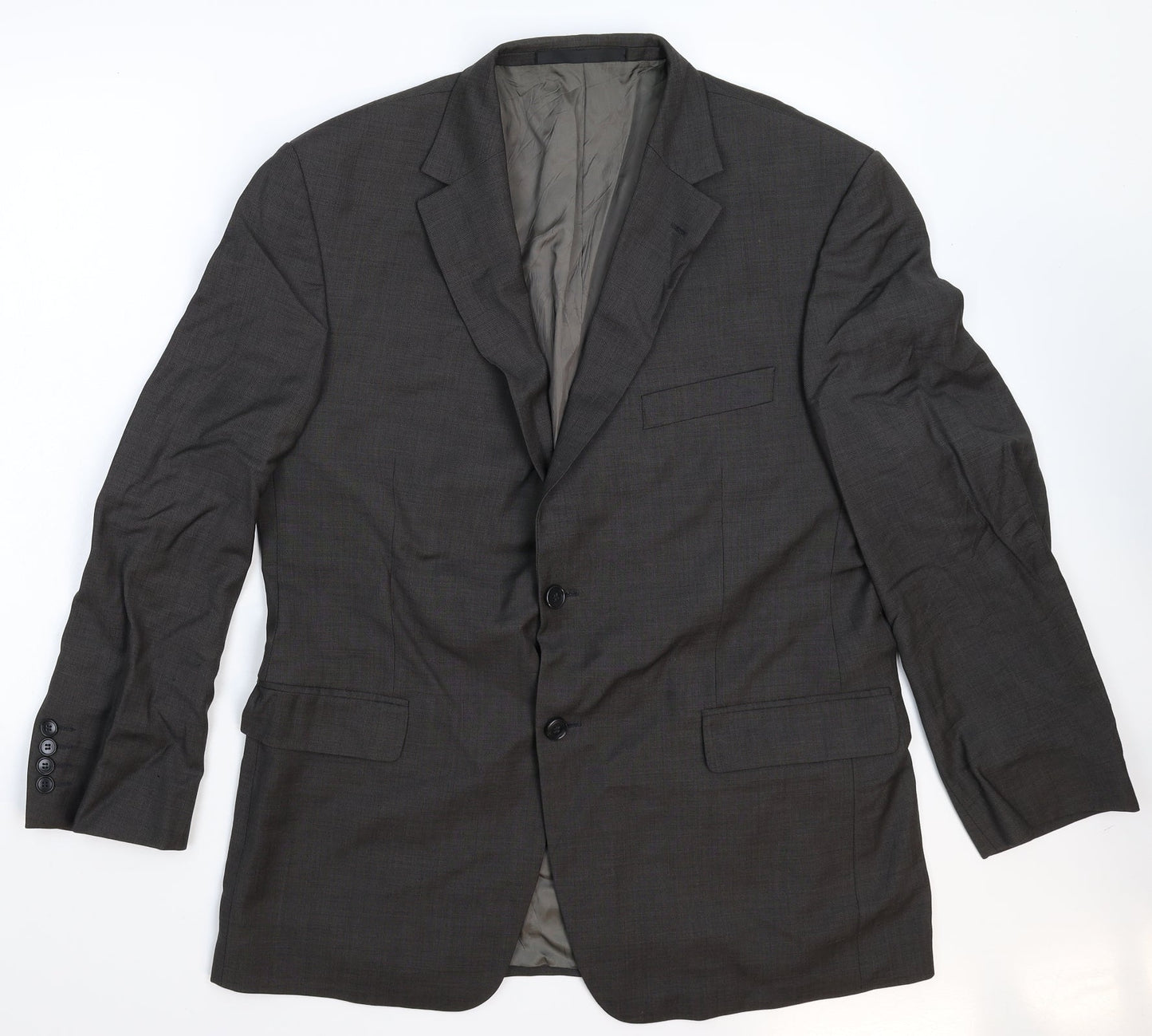 Marks and Spencer Mens Grey   Jacket Suit Jacket Size 42