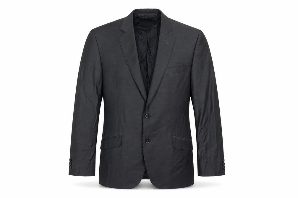 Gibson Mens Silver   Jacket Suit Jacket Size 38