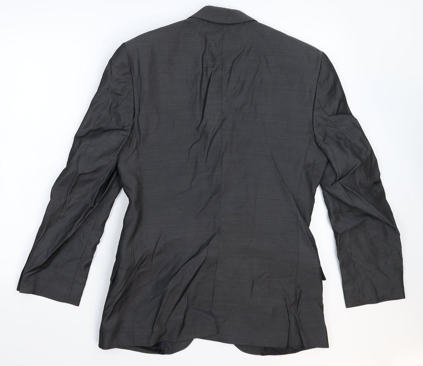 Gibson Mens Silver   Jacket Suit Jacket Size 38