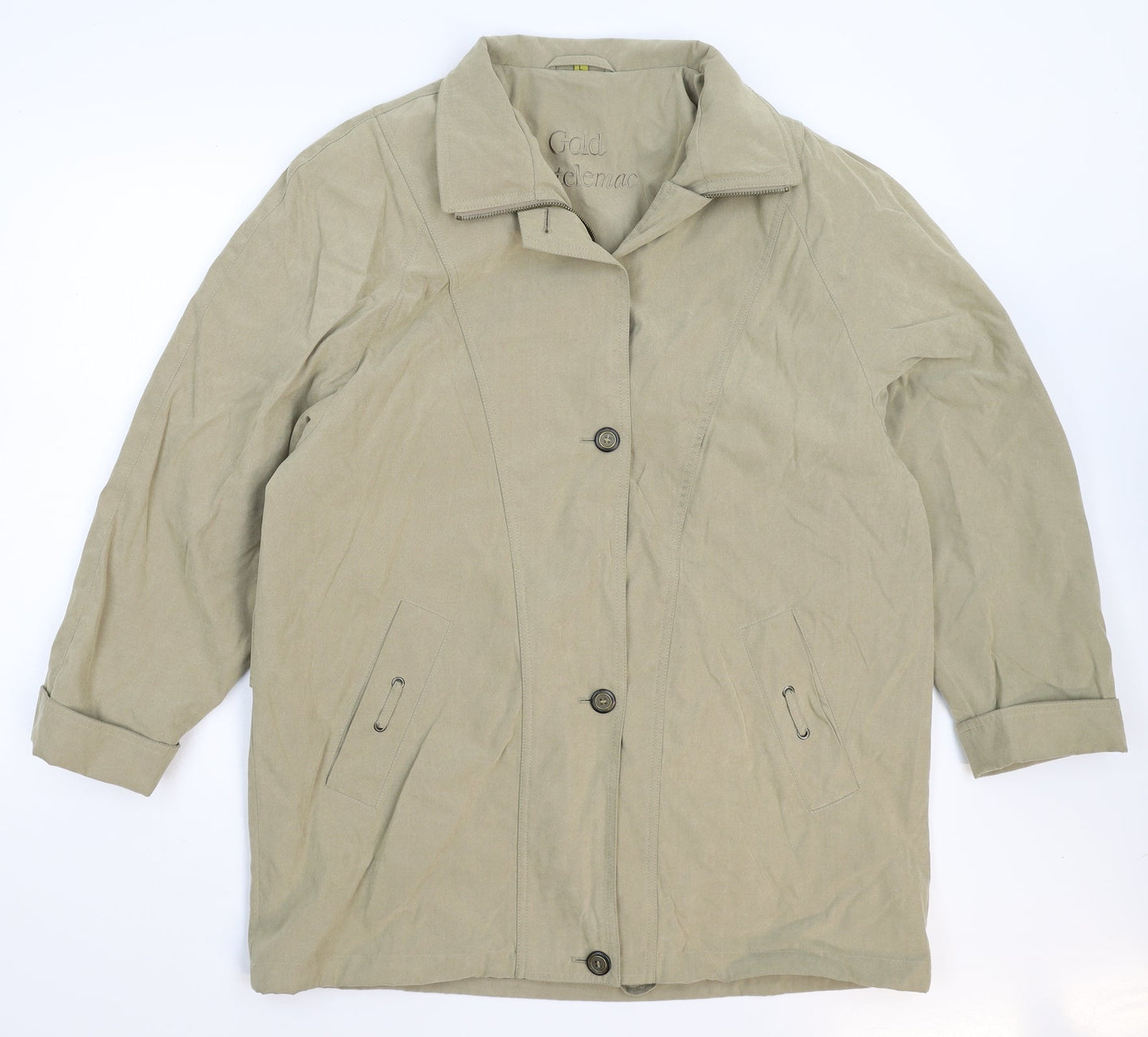 Telemac Womens Beige   Jacket Coat Size L
