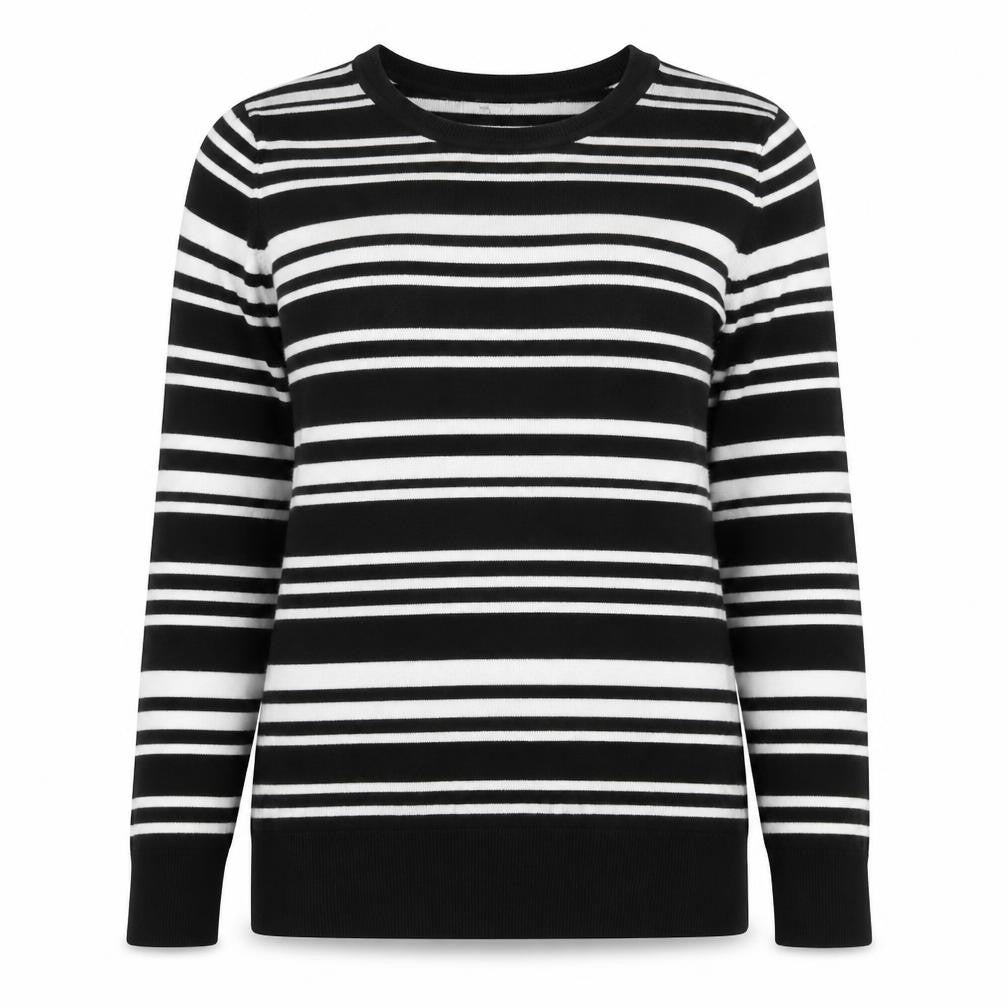 Peacocks Womens Multicoloured Striped Knit Pullover Jumper Size 8